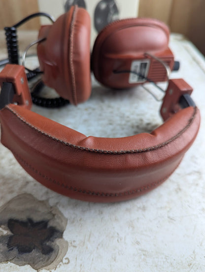 1970s Futura Dynamic Stereo Headphones - Tested Working with Box