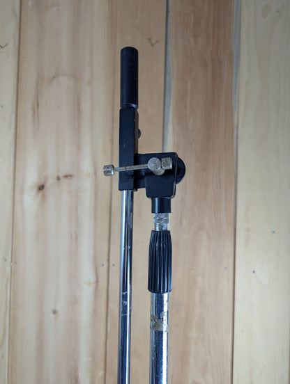 Vintage Heavy Base Microphone Stand with Boom Arm