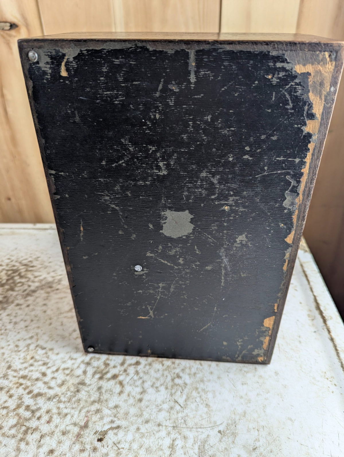 Vintage Wood Humidor Tobacco Box