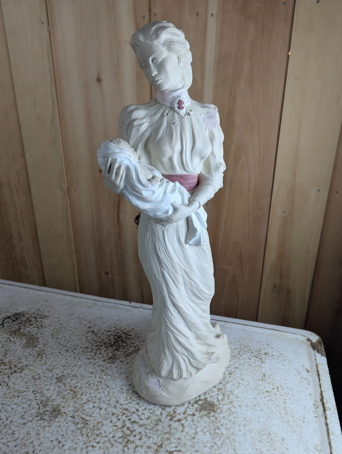 1990 "Mother Love" Alice Heath 23" Sculpture