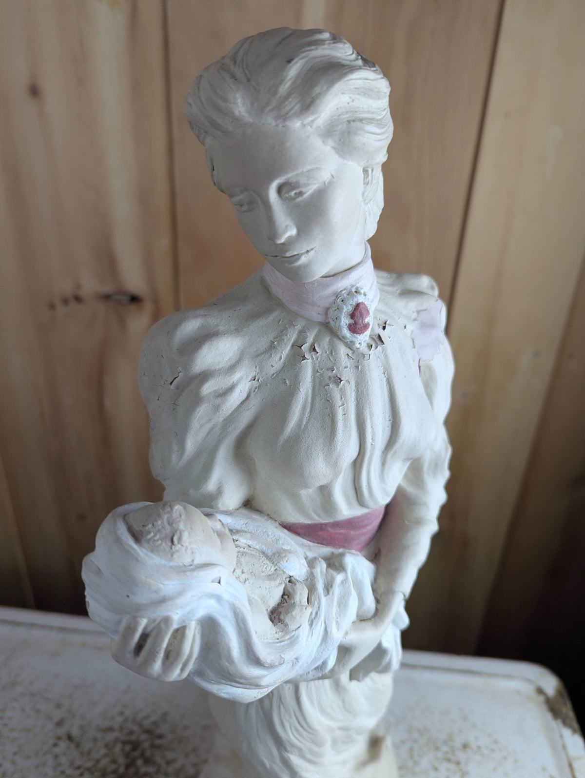 1990 "Mother Love" Alice Heath 23" Sculpture
