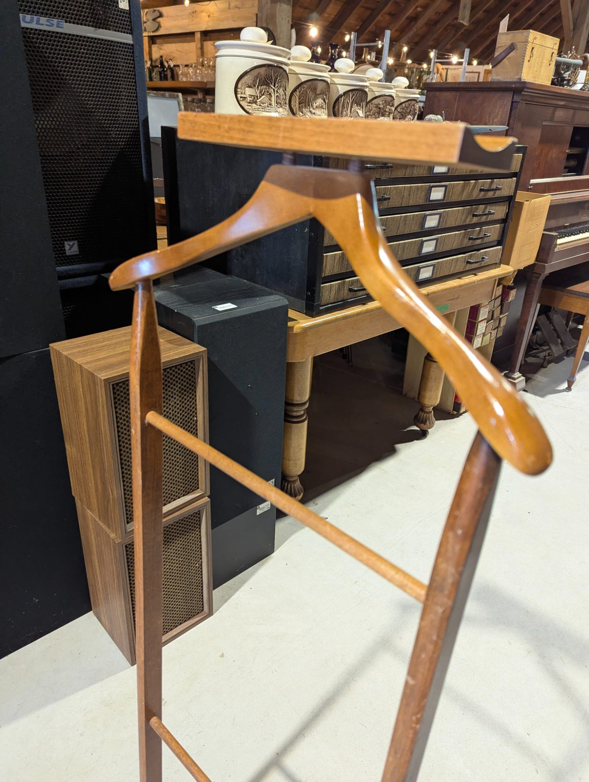 Vintage Wooden Valet Stand