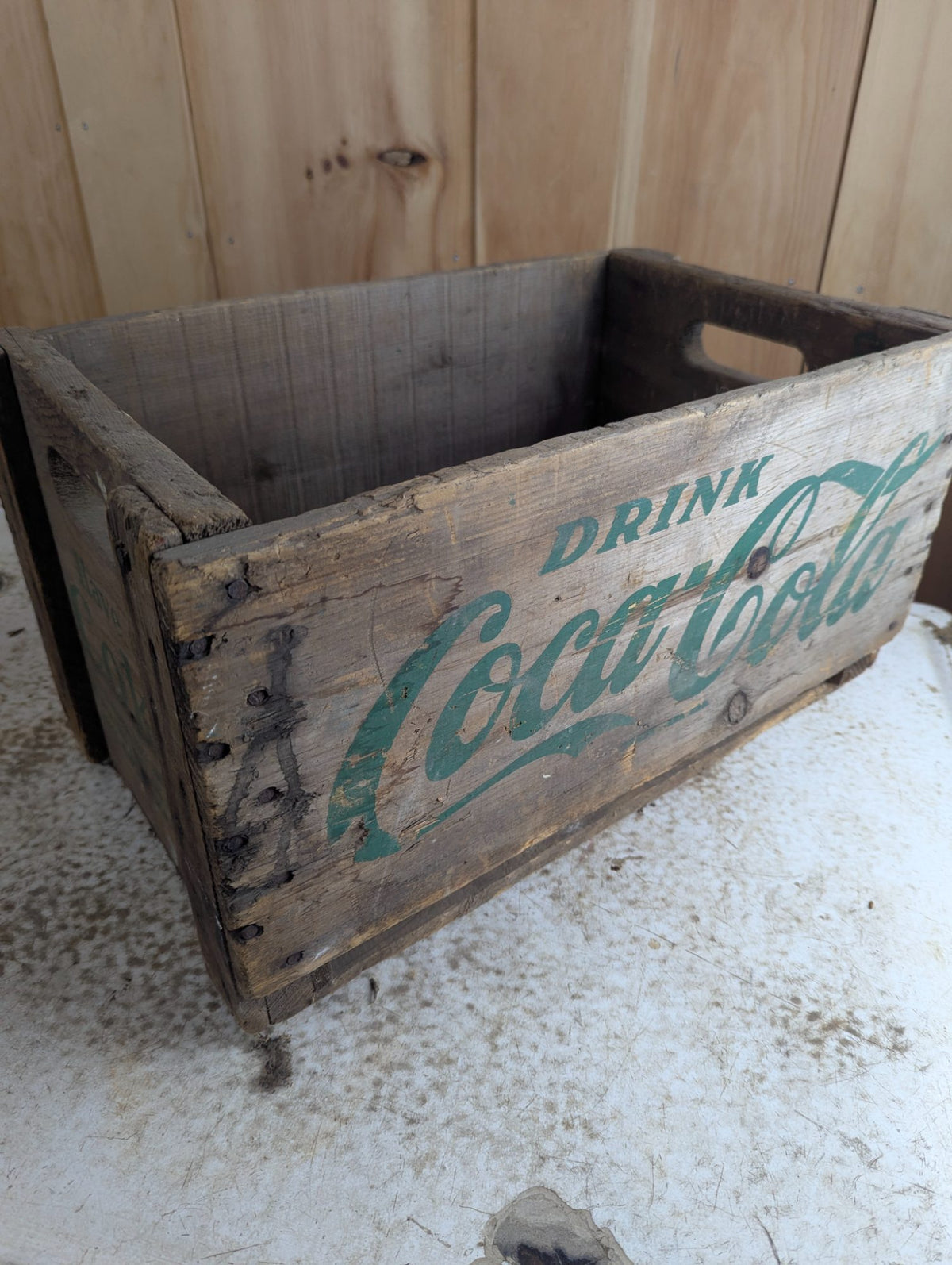 1965 Wooden Coca-Cola Soda Crate