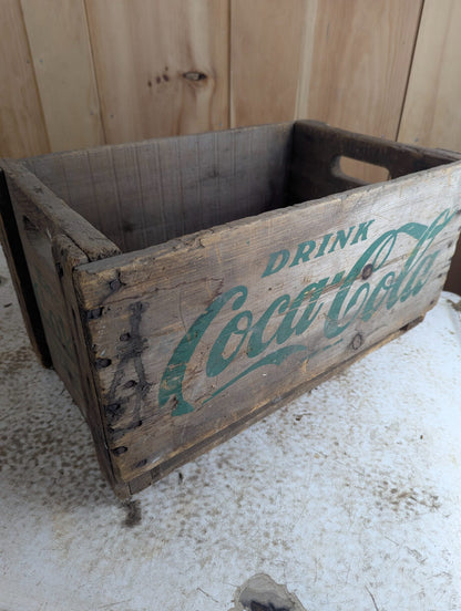 1965 Wooden Coca-Cola Soda Crate