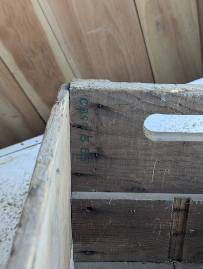 1965 Wooden Coca-Cola Soda Crate