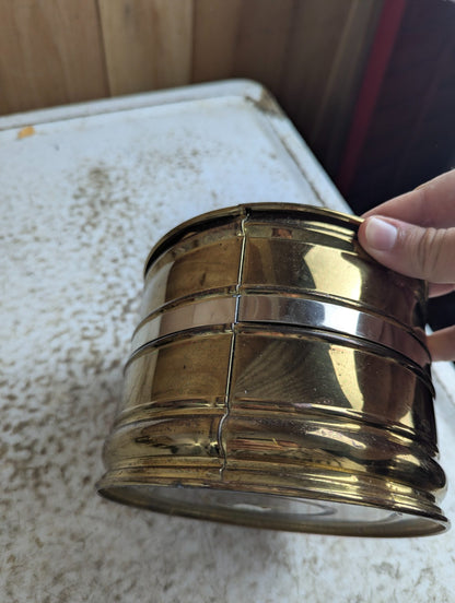 Vintage Dutch Brass Planter 6.5"