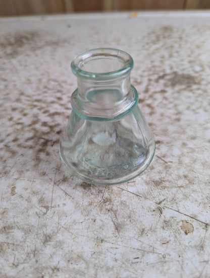 Antique Le Page's Mucilage Glue Aqua Glass Bottle
