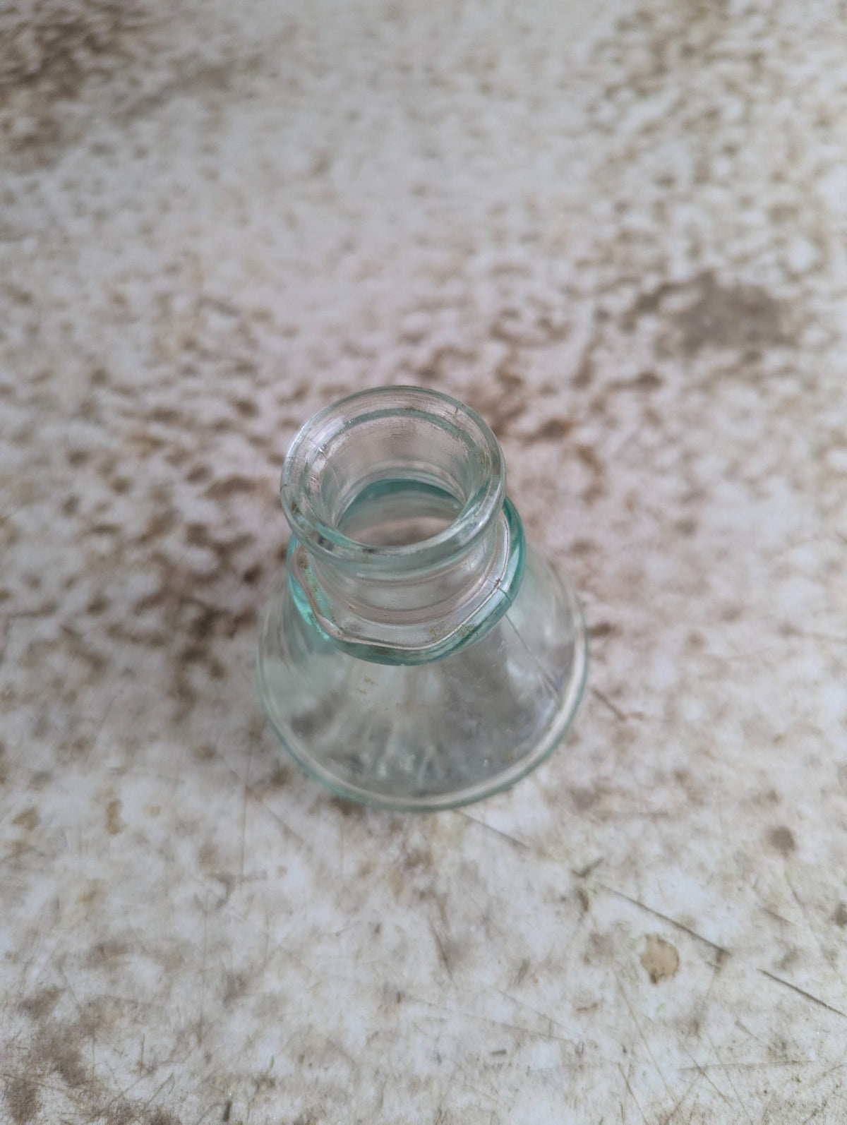 Antique Le Page's Mucilage Glue Aqua Glass Bottle