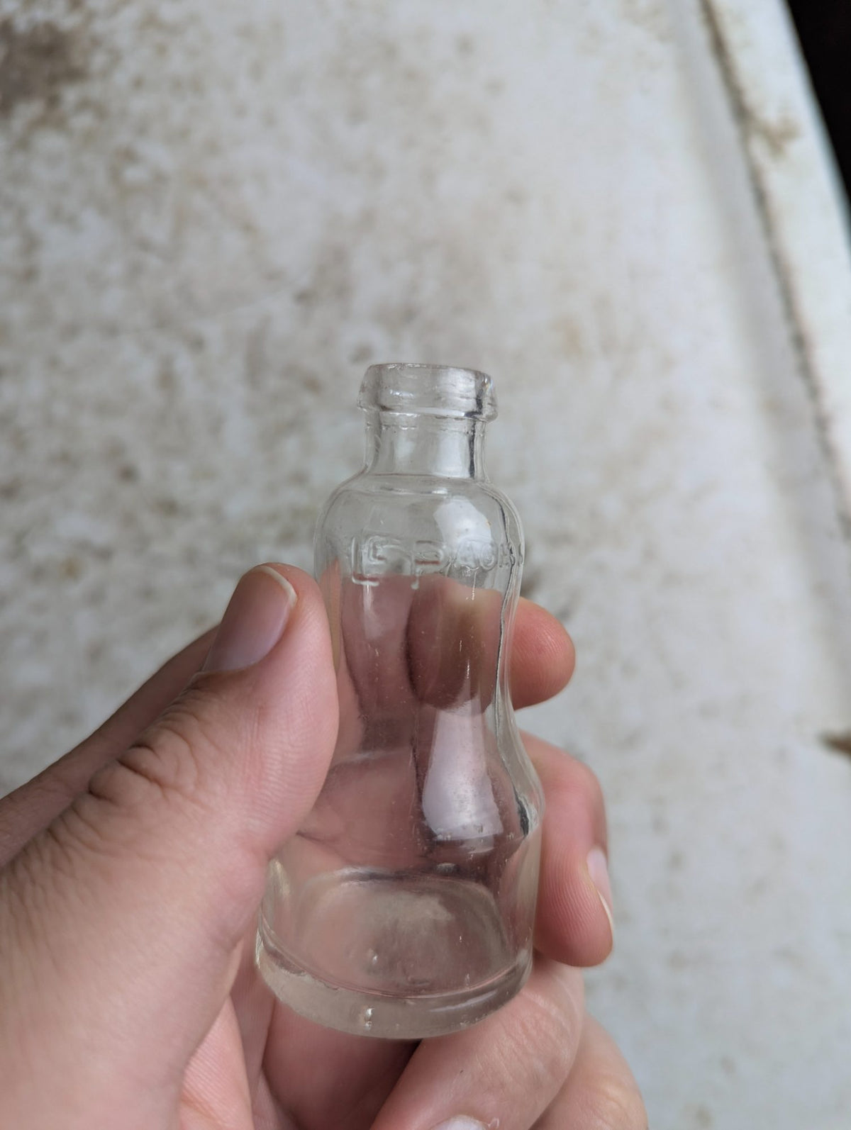 1920s Le Page Grip Spreader Bell Shaped Mucilage Glue Bottle