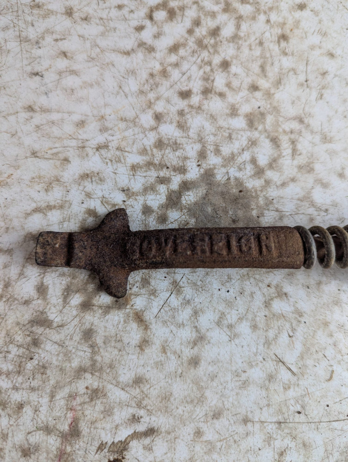 Antique Cast Iron Stove Eye Lid Burner Lifter