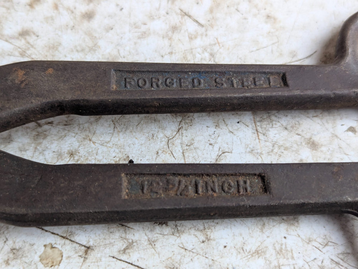 Vintage 12.75" Forged Steel Tin Snips