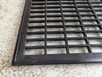 Vintage 14.75" x 12" Cast Iron Floor Register Grate