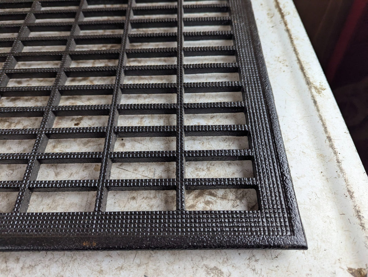 Vintage 14.75" x 12" Cast Iron Floor Register Grate