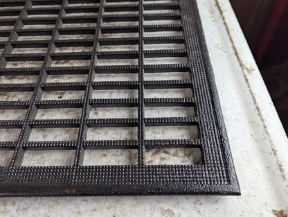 Vintage 14.75" x 12" Cast Iron Floor Register Grate