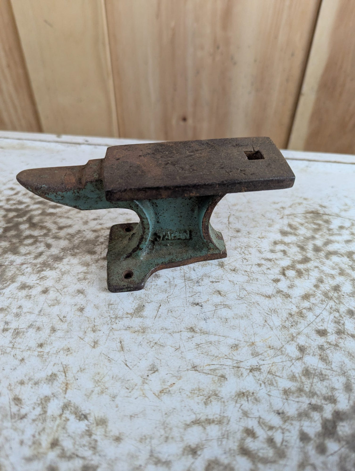 Vintage Miniature Jeweler's Hobby Anvil 5" long x 2.75" tall