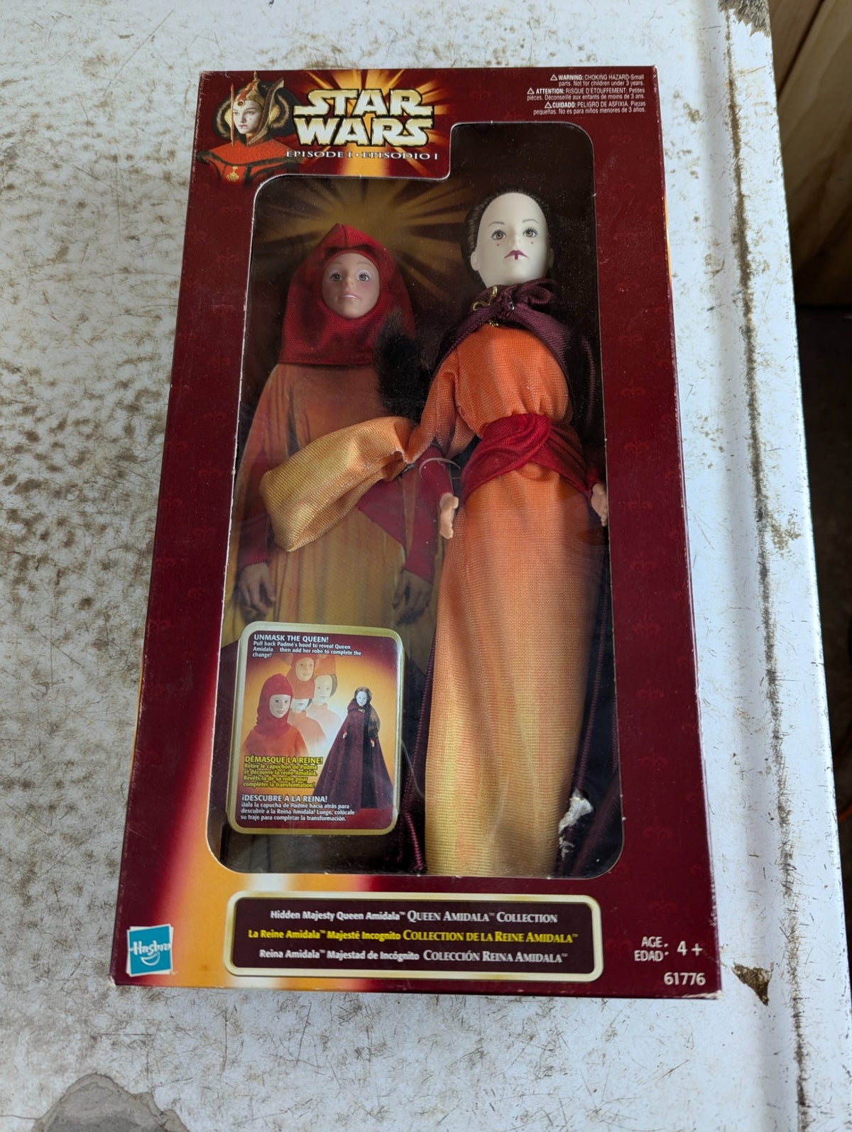 1998 Hasbro Star Wars Episode I 'Hidden Majesty' Queen Amidala Collection Doll - NRFB
