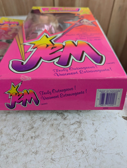1985 Hasbro Jem Jerrica "Truly Outrageous" Doll - Complete in Opened Box