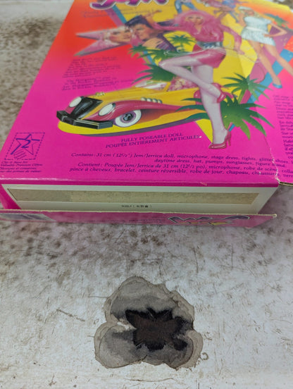 1985 Hasbro Jem Jerrica "Truly Outrageous" Doll - Complete in Opened Box