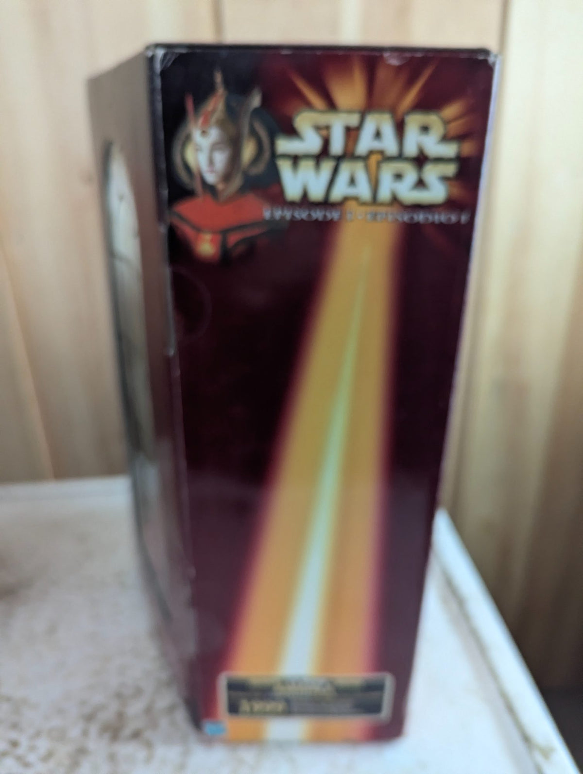1999 Hasbro Star Wars Episode I Wueen Amidala Red Senate Gown Portrait Edition Doll - NRFB