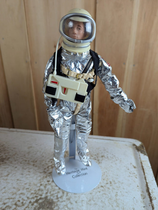 1964 Palitoy Action Man Astronaut Doll G.I. Joe - Loose on Stand