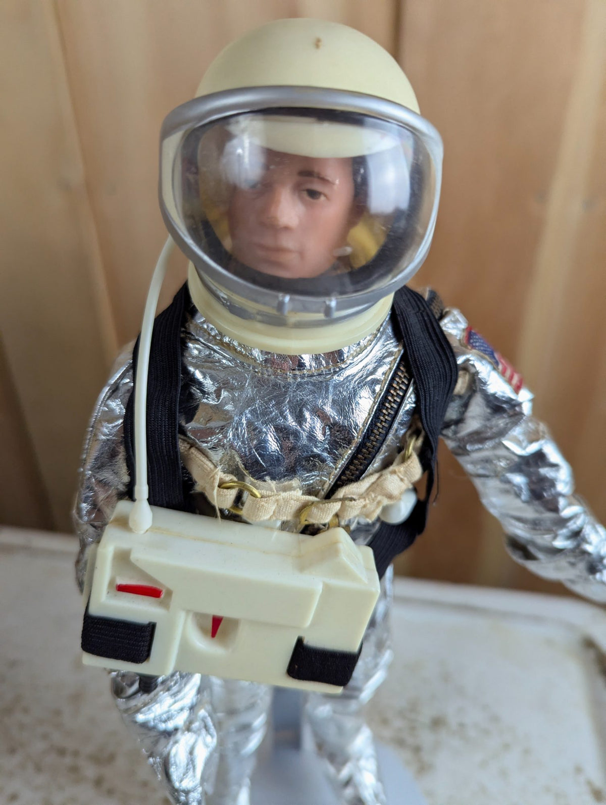 1964 Palitoy Action Man Astronaut Doll G.I. Joe - Loose on Stand