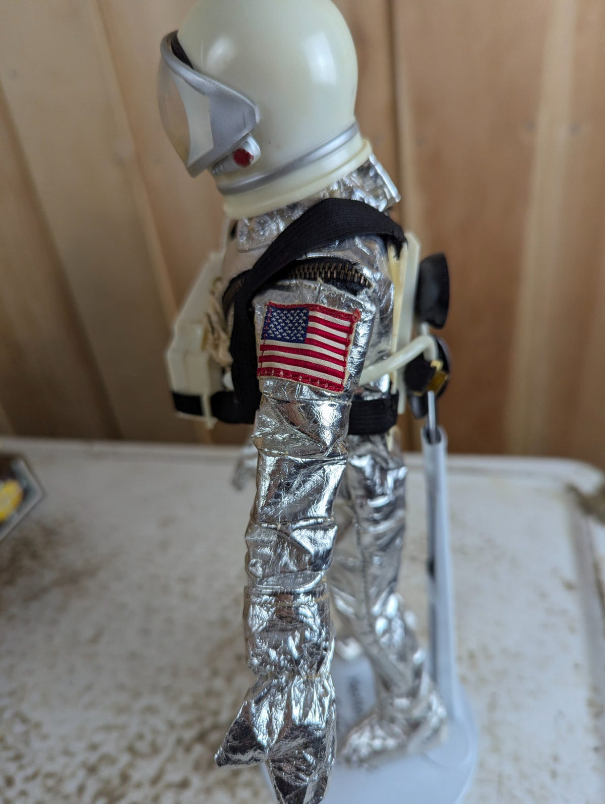 1964 Palitoy Action Man Astronaut Doll G.I. Joe - Loose on Stand