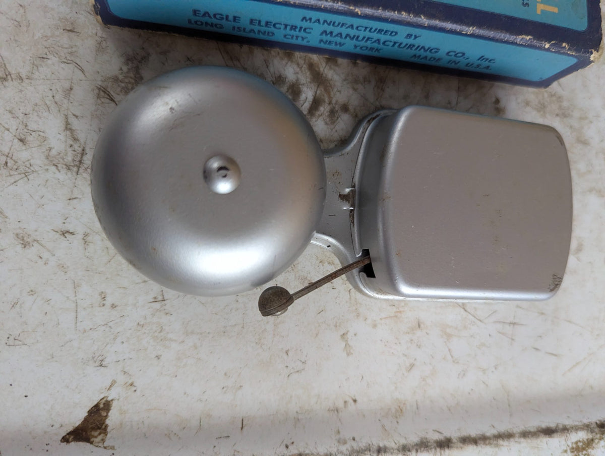 Vintage Eagle Electric 2.5" Doorbell in Box