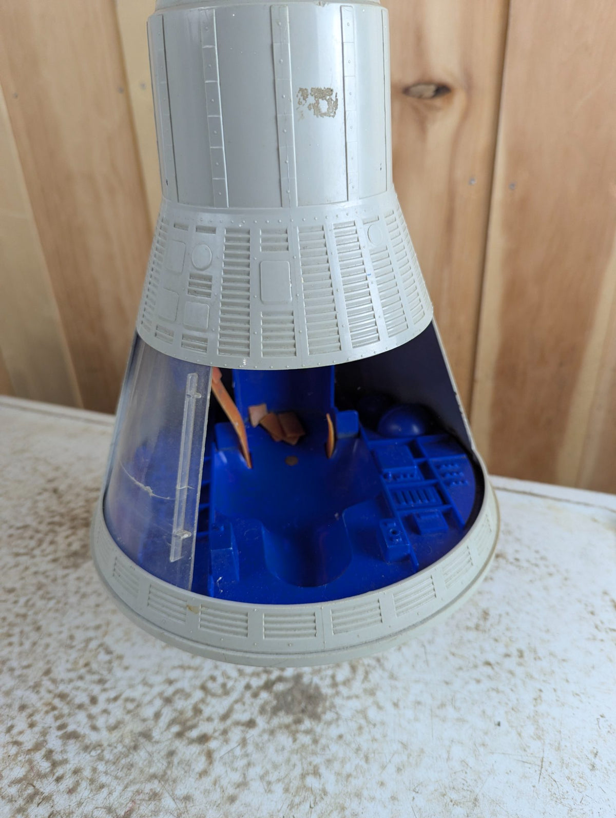 1966 G.I. Joe Mercury Space Capsule - Damaged, Missing Decals