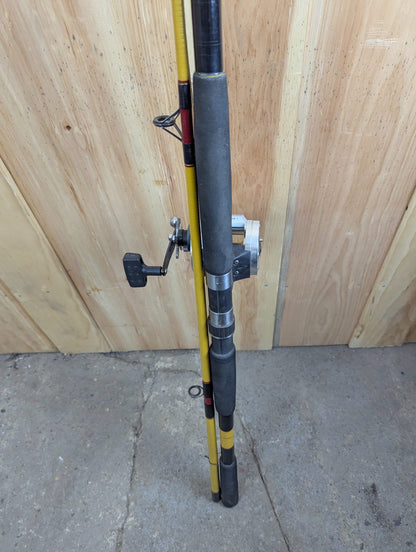 7' Shakespeare Tiger BWB 2200 Fishing Rod with Walker Downriggers WTD 300 Reel