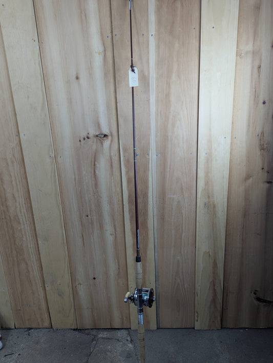 Vintage Casting Rod with Penn Peer 209 Reel