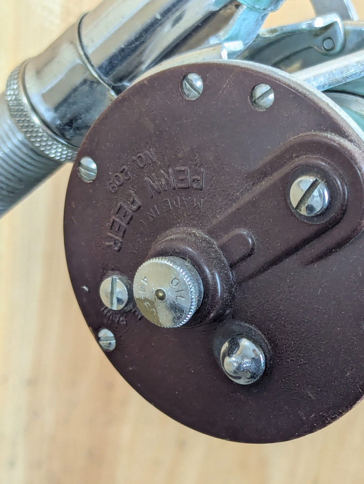Vintage Casting Rod with Penn Peer 209 Reel