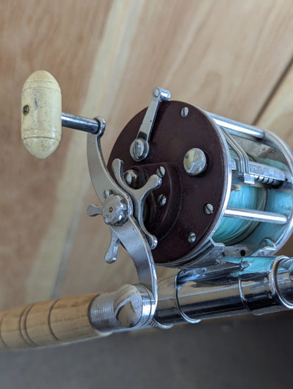 Vintage Casting Rod with Penn Peer 209 Reel