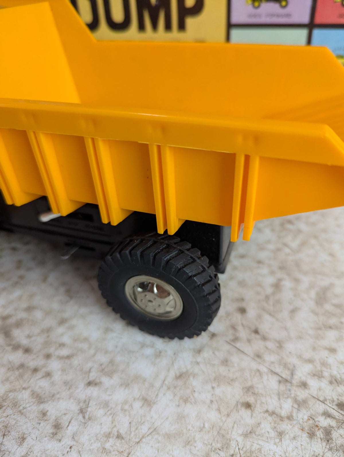 1970s Plastic Dump Truck Toy in Box - Electronics do not function