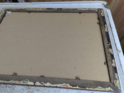 1940s Whitebread's Ale & Stout Pub Mirror Wood Frame