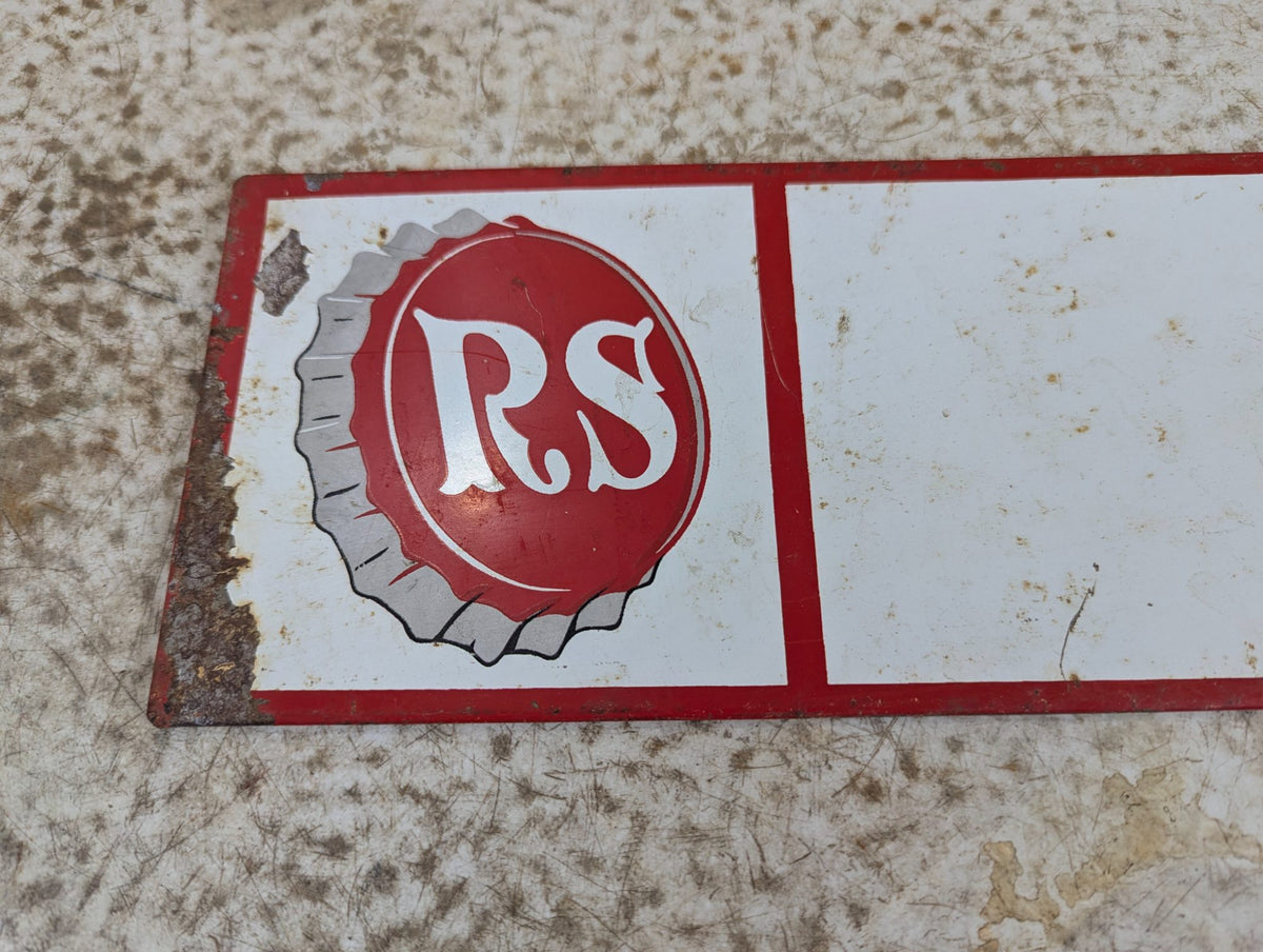 1964 RS & Miami Orange Soda Sign 22" x 5"
