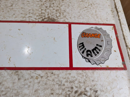 1964 RS & Miami Orange Soda Sign 22" x 5"