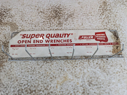 1960s Fuller Tools Store Wrench Display Rack