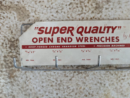 1960s Fuller Tools Store Wrench Display Rack