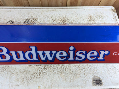 1970s Busweiser Plexi Pool Table Lamp Shade 49" x 12"