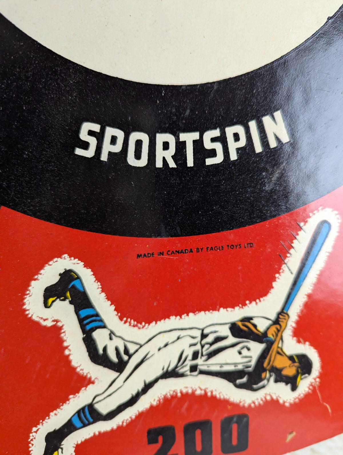 1950s Eagle Toys Sportspin Spinning Target Game with Metal Stand