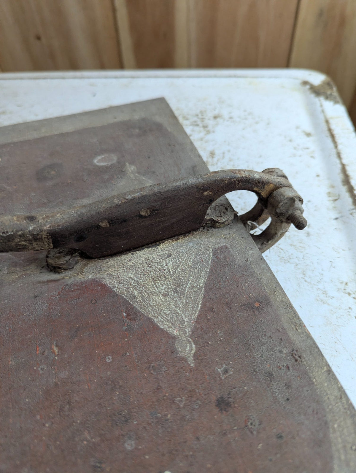 Antique Rustic Home-made Tobacco Cutter
