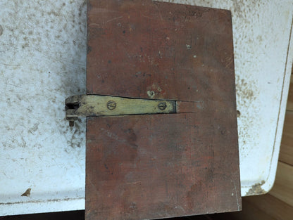 Antique Rustic Home-made Tobacco Cutter