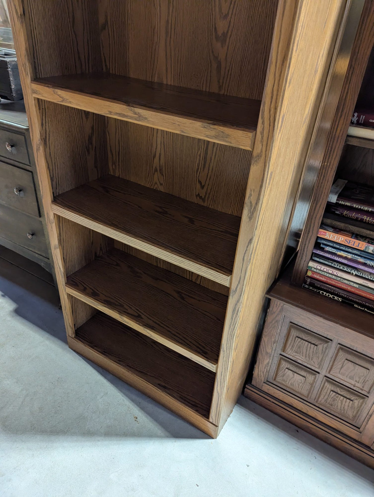 Bookcase with 4 Shelves 29.5" x 12" x 70"