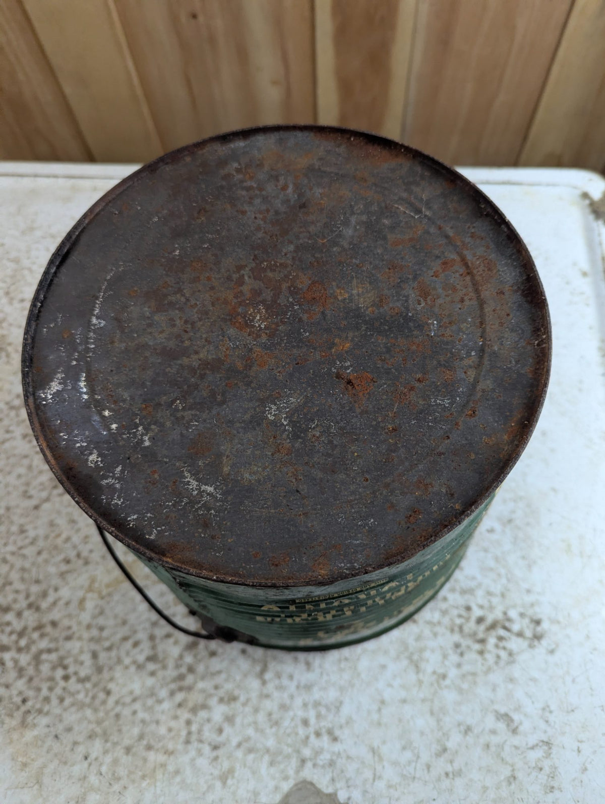 1930s Patterkrisp Chocolate Toronto 15lb Tin Pail