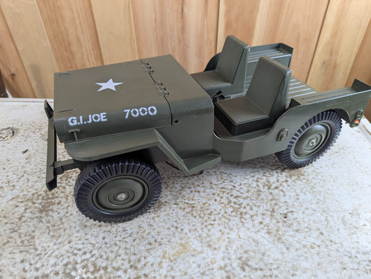 Vintage Hasbro G.I. Joe Military Jeep 7000 Toy