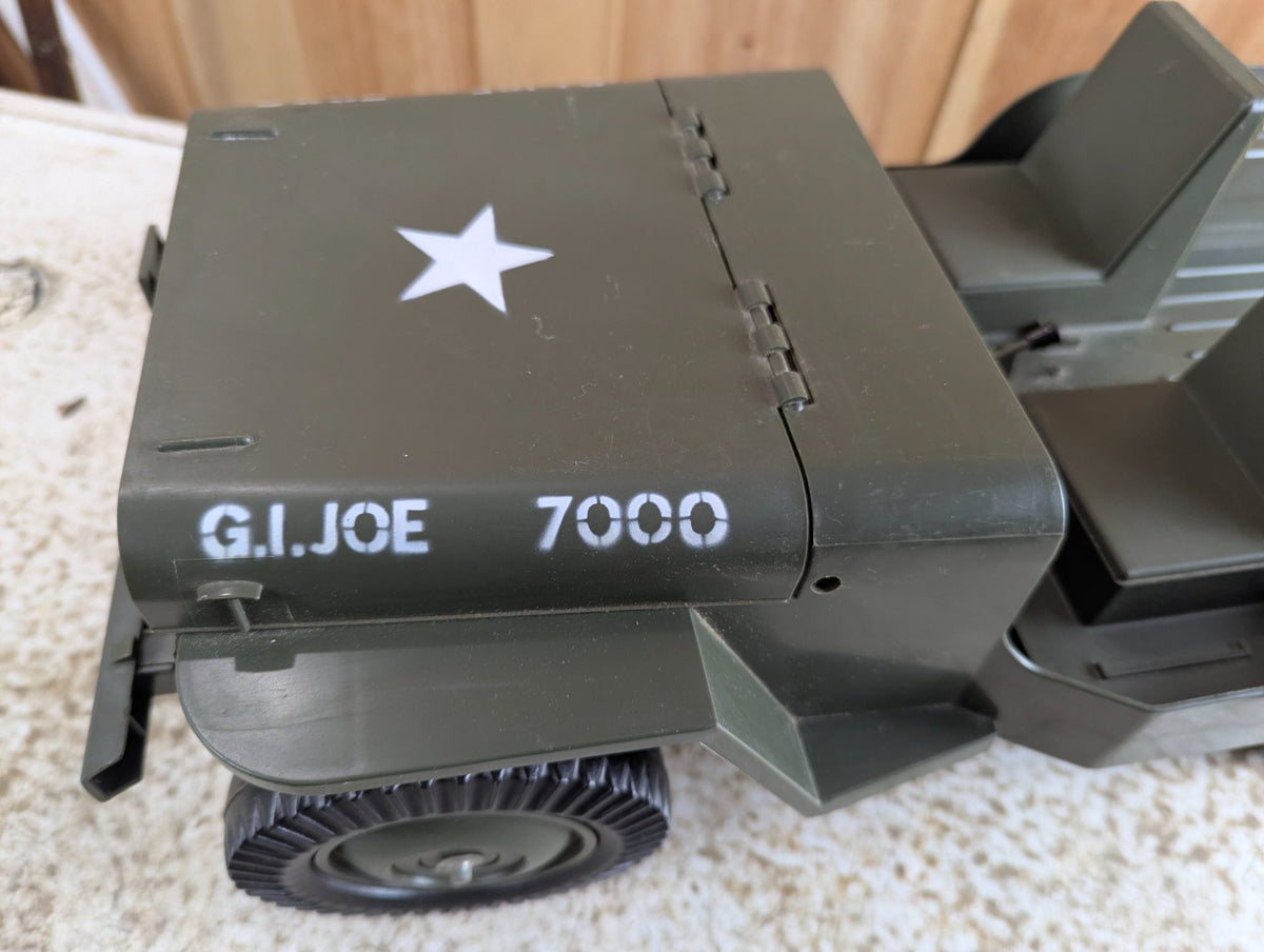 Vintage Hasbro G.I. Joe Military Jeep 7000 Toy
