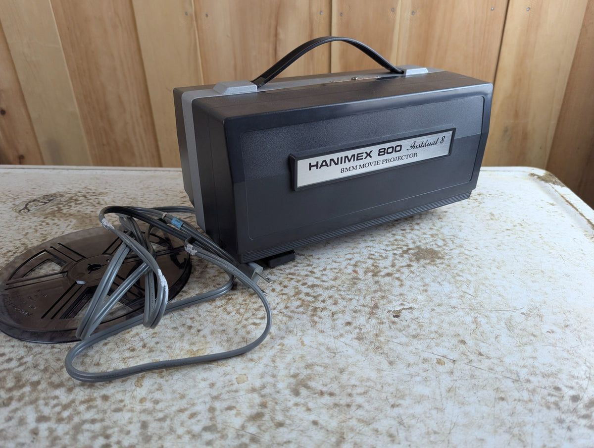 1970s Hanimex 800 Instdual 8mm Super 8 Movie Projector - Tested Working