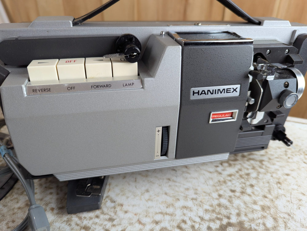 1970s Hanimex 800 Instdual 8mm Super 8 Movie Projector - Tested Working