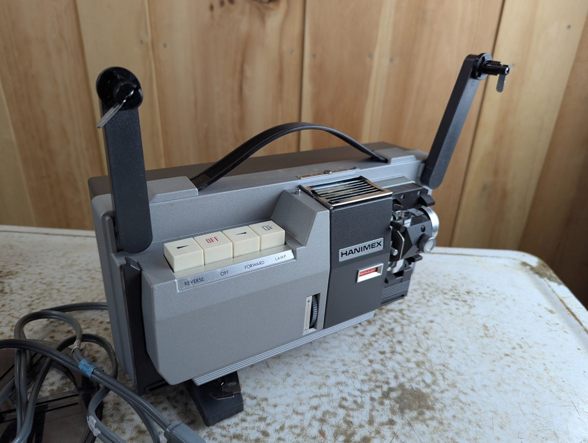 1970s Hanimex 800 Instdual 8mm Super 8 Movie Projector - Tested Working
