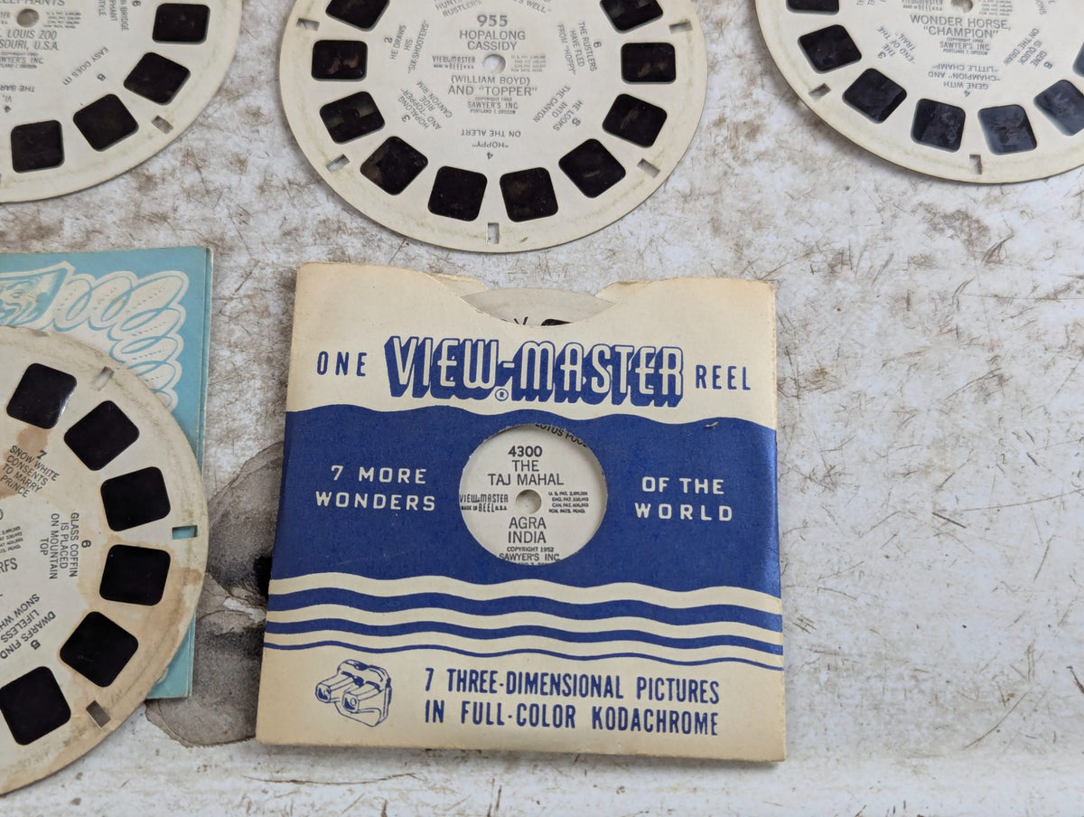 1940s Sawyer's View-Master Black Bakelite with 10 Reels